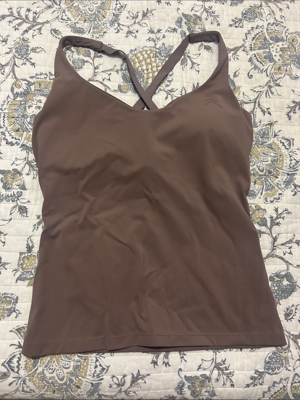 Women's Brown Strappy Tank Top